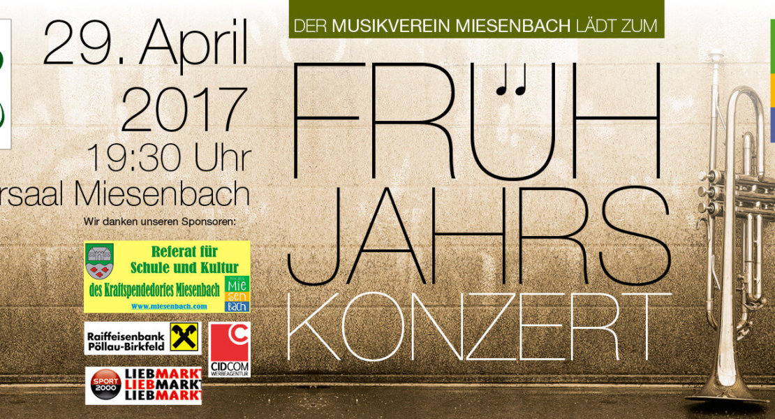 Frühjahrskonzert 2017 Header