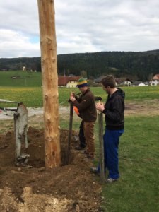 Landjugend - Maibaum aufstellen