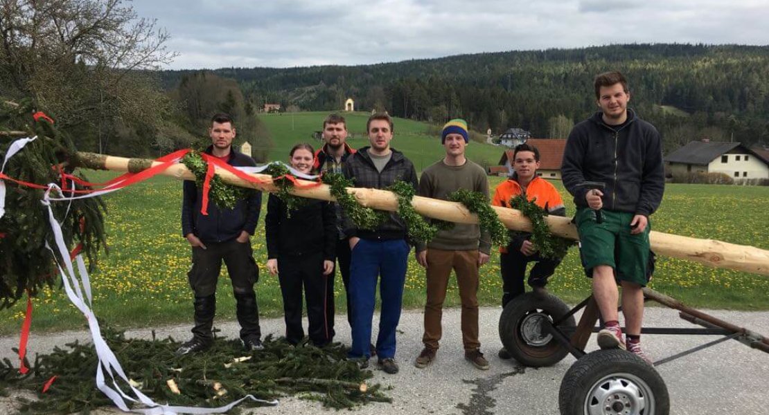 Maibaumaufstellen der Landjugend Miesenbach