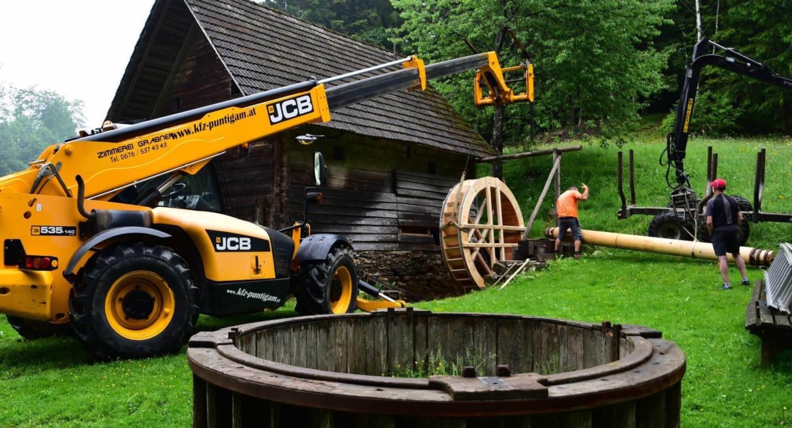 Die Hornschmied Mühle in Miesenbach läuft wieder