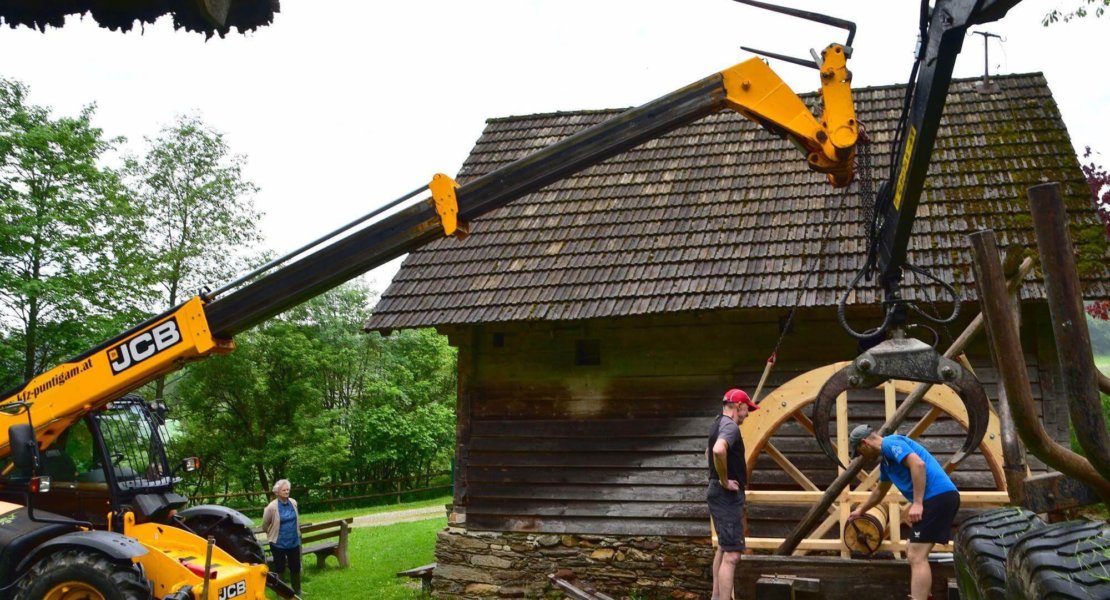 Die Hornschmied Mühle in Miesenbach läuft wieder