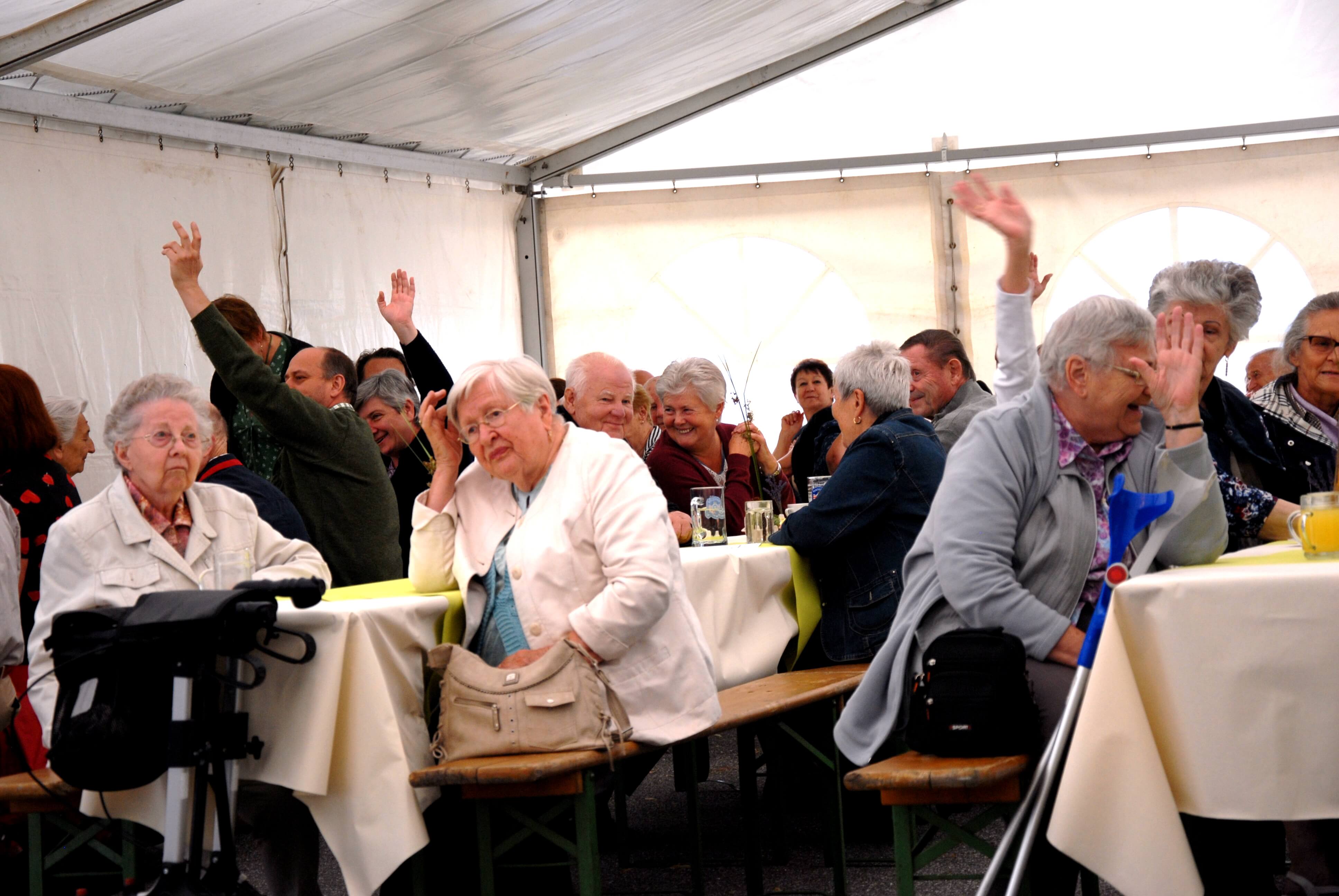 Stimmung unseer Gäste am Fest