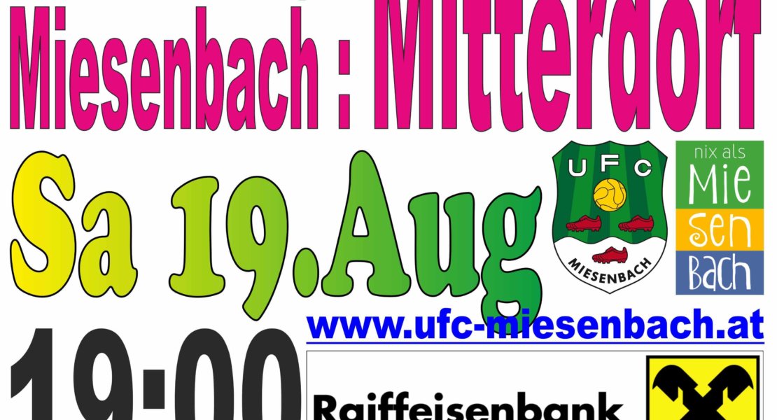 Miesenbach gegen Mitterdorf