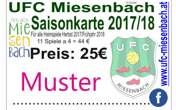 Der UFC Miesenbach startet in die Saison 2017/18