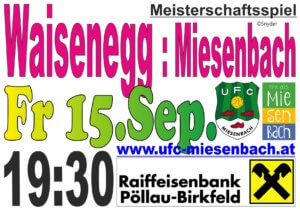 Waisenegg gegen Miesenbach