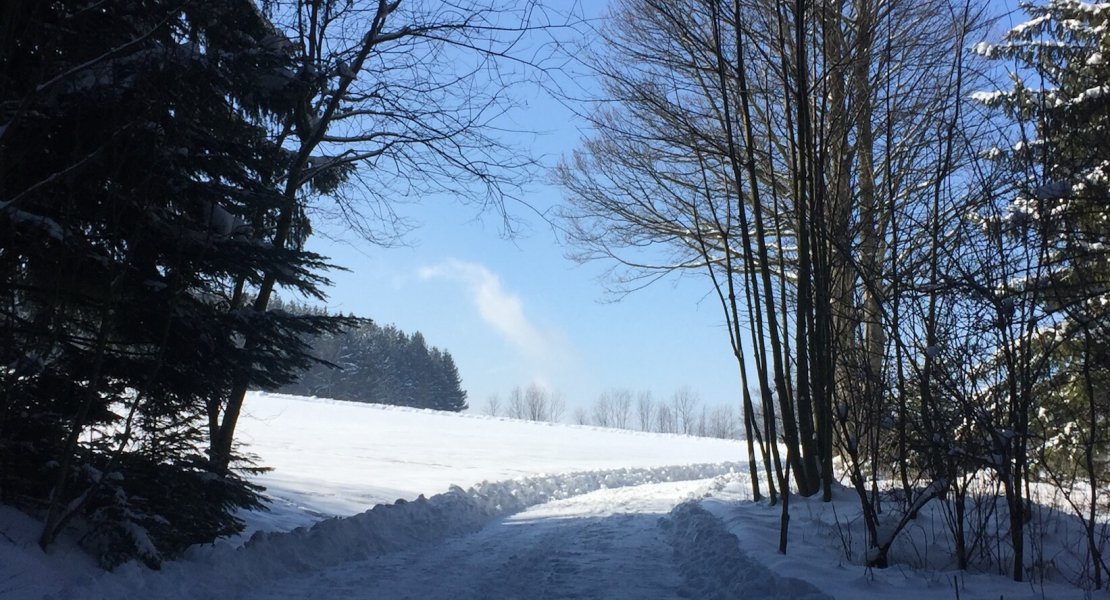 Königshofer Kurve im Schnee