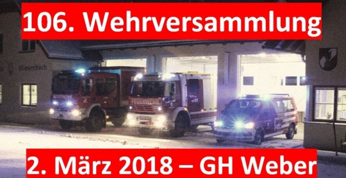 106. Wehrversammlung der FF Miesenbach