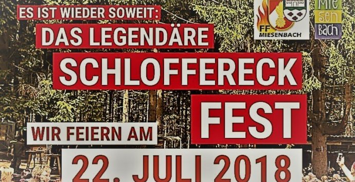 Schloffereckfest der FF Miesenbach