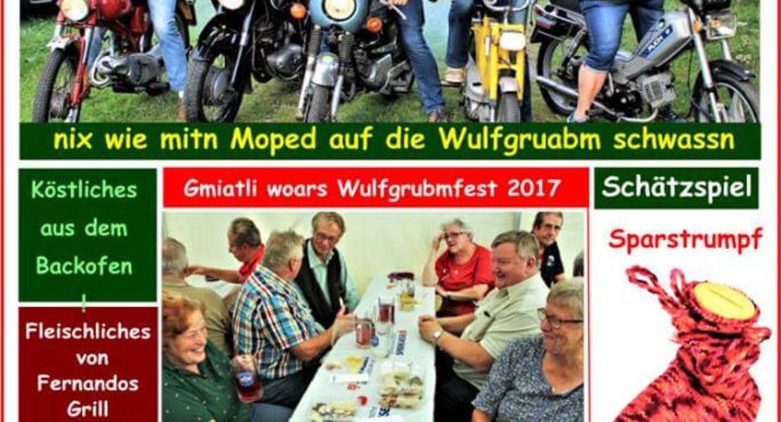 Wolfgrubenfest 2018 Flyer
