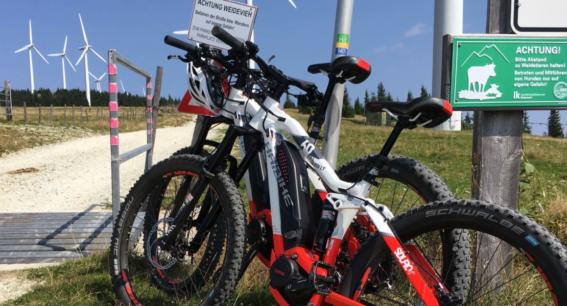 Von Miesenbach per E-Bike in die Waldheimat