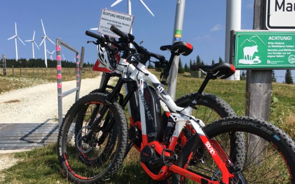 Von Miesenbach per E-Bike in die Waldheimat