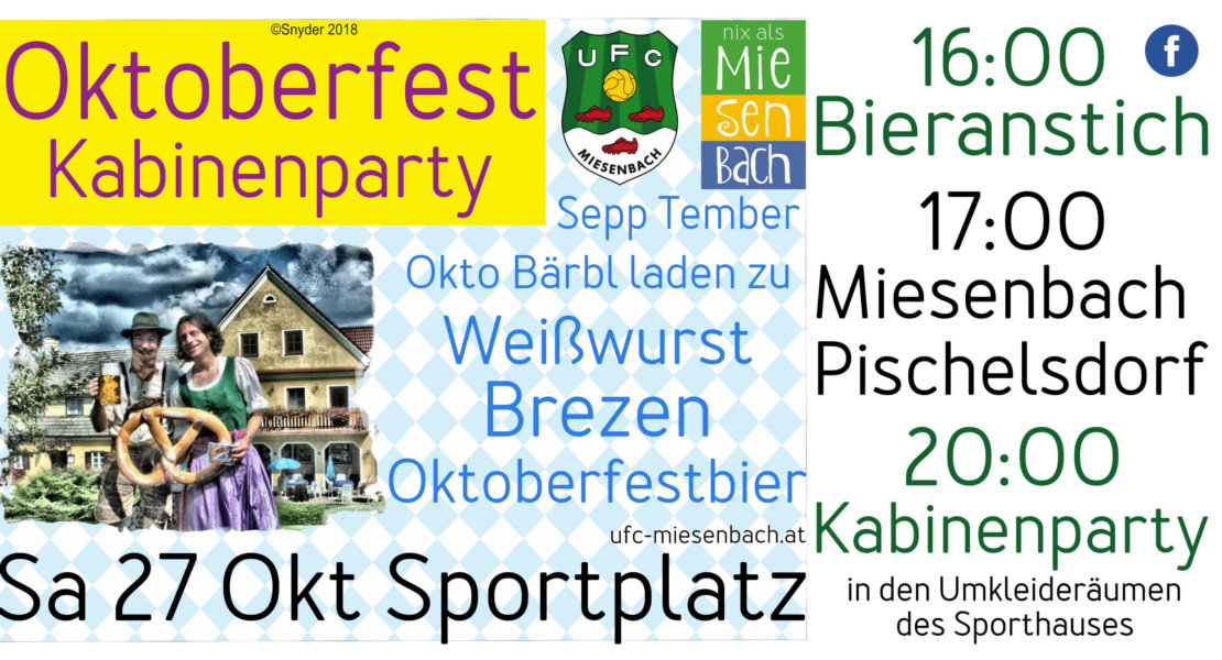 Oktoberfest und Kabinenparty