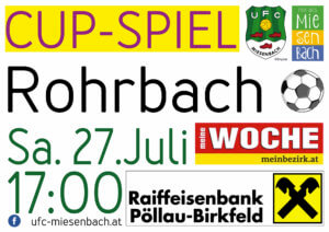 Woche Steirer Cup Miesenbach gegen Rohrbach