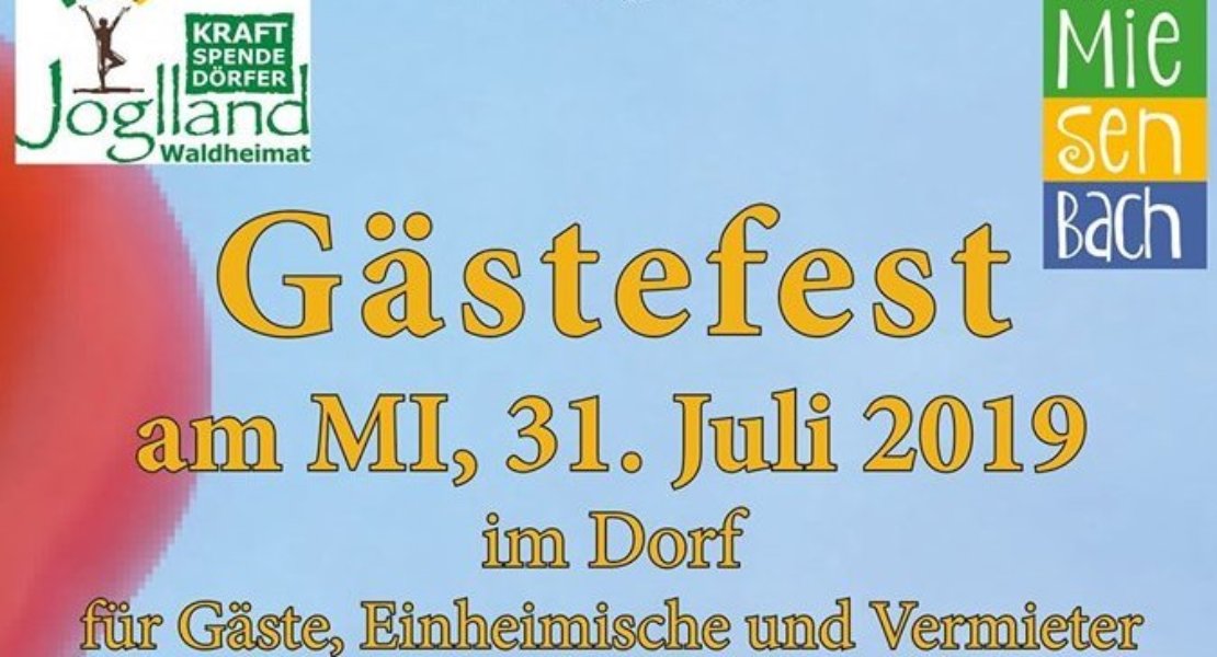 Das Miesenbacher Gästefest 2019 kommt