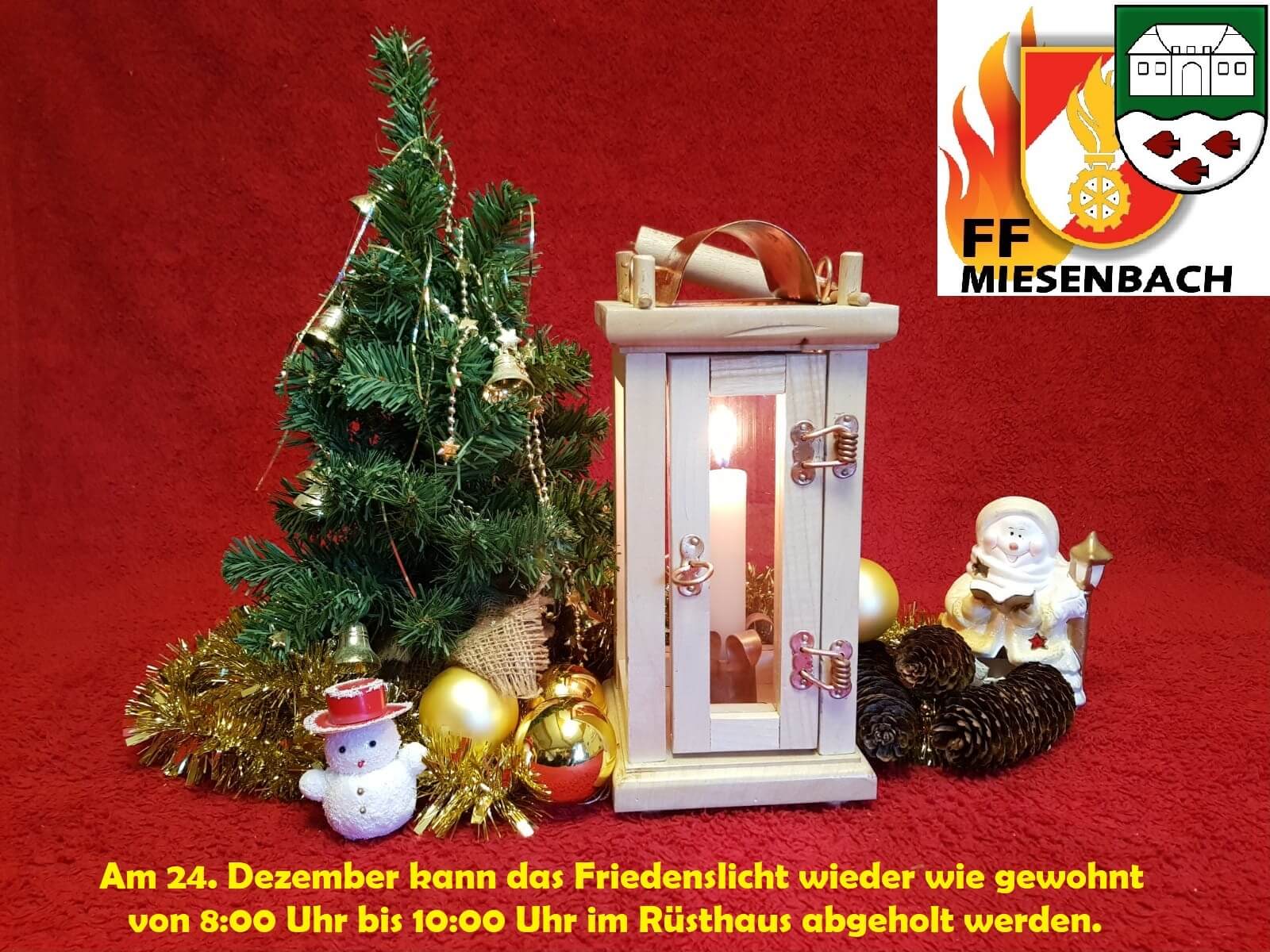 Friedenslicht 2019 neue Uhrzeit