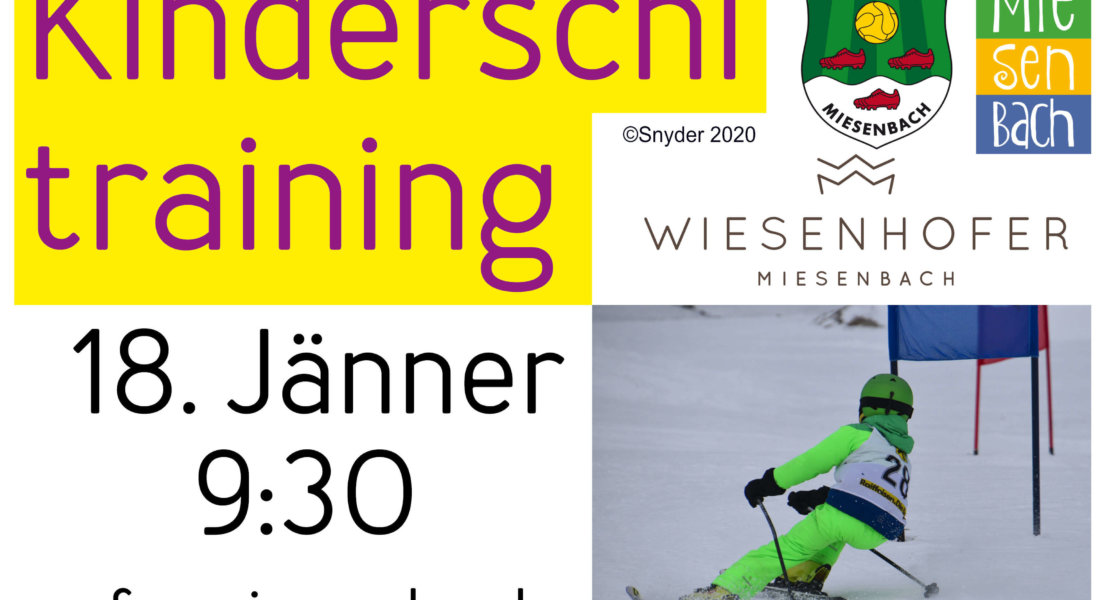 Kinderschitraining