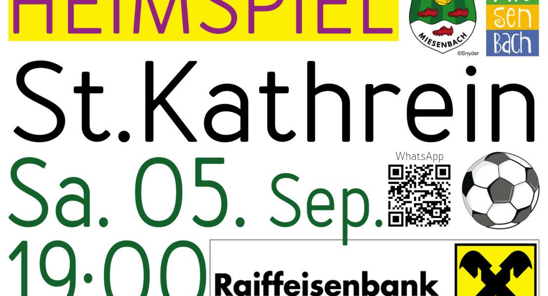 Miesenbach gegen St. Kathrein