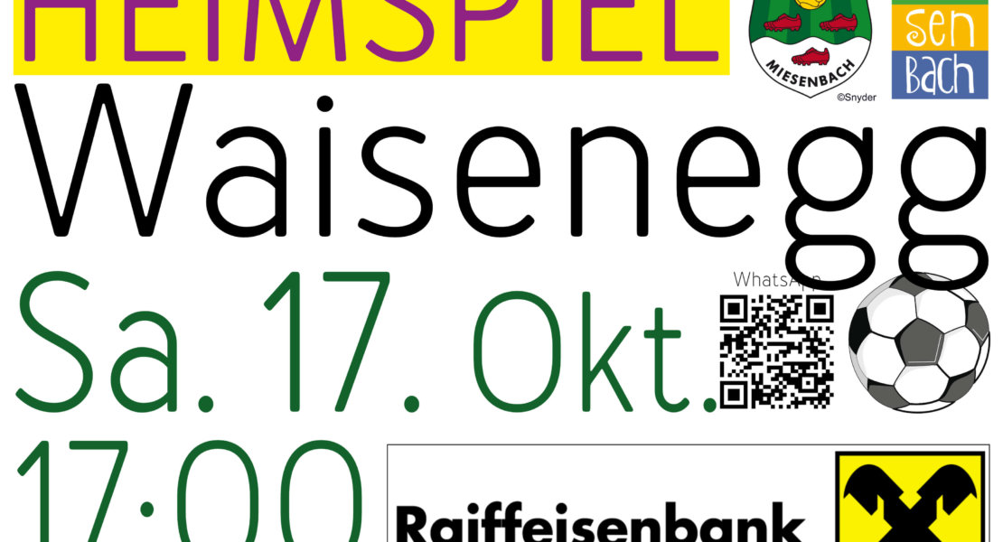 Miesenbach gegen Waisenegg