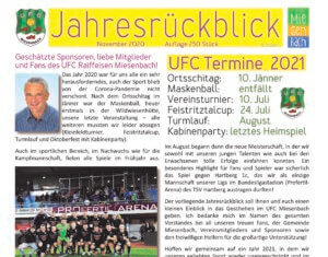 Jahresbericht UFC Miesenbach 2020