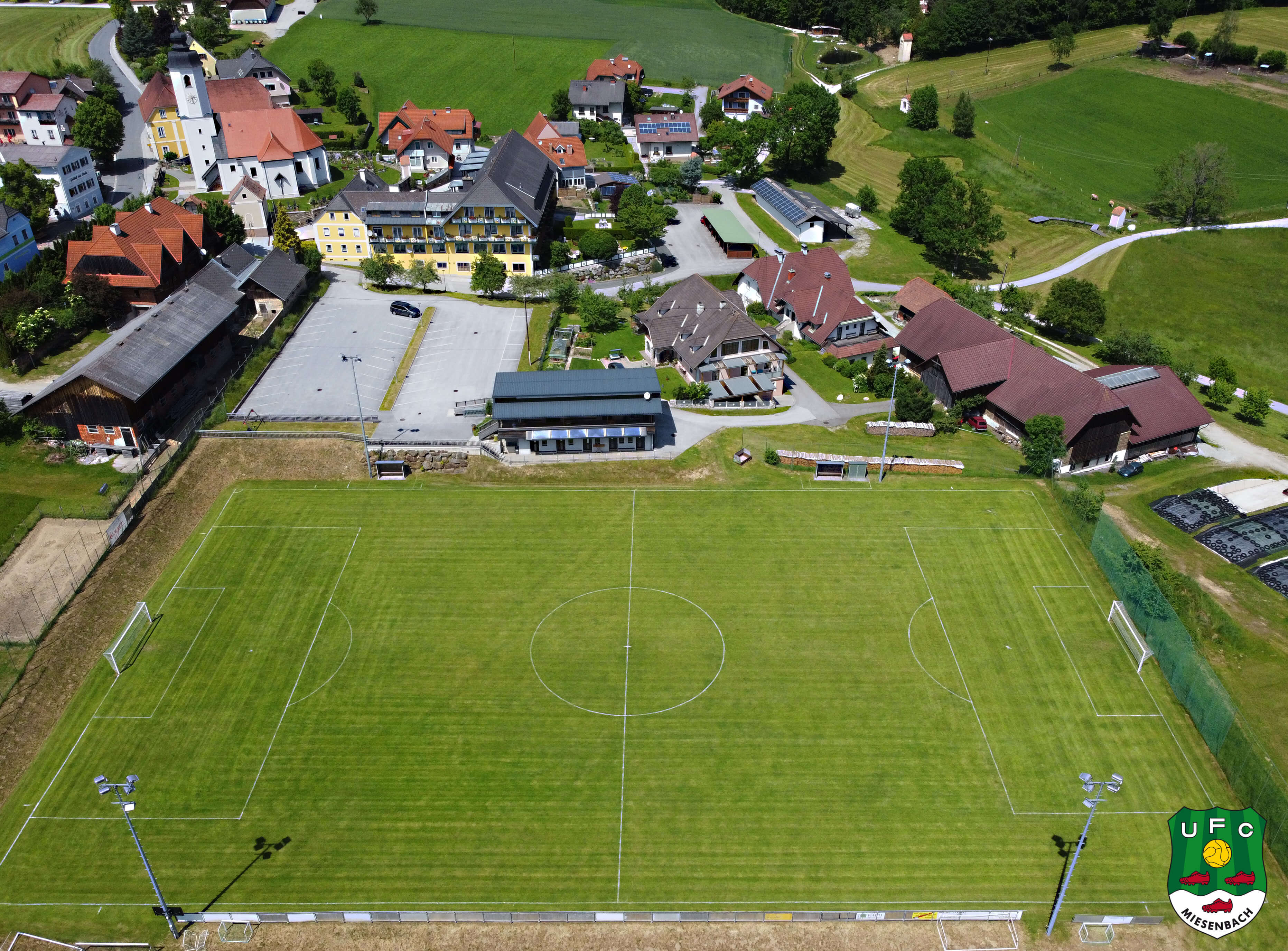 Die Sportanlage des UFC Miesenbach