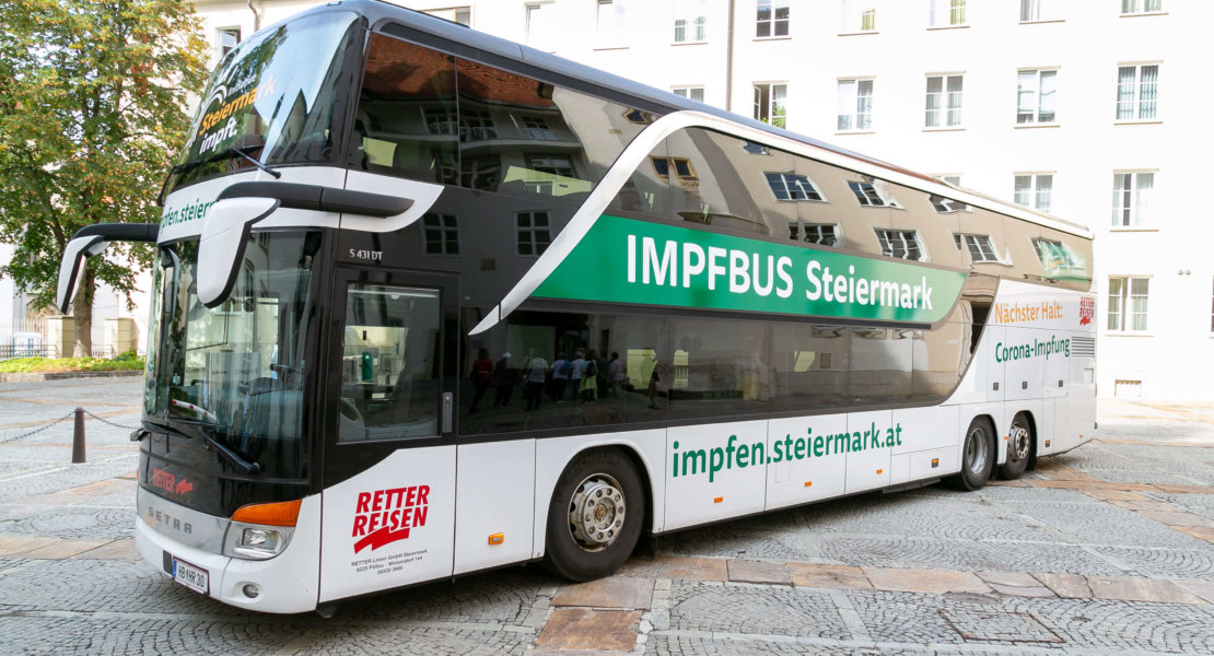 Der Impfbus macht am 9. Oktober auch in Miesenbach Halt