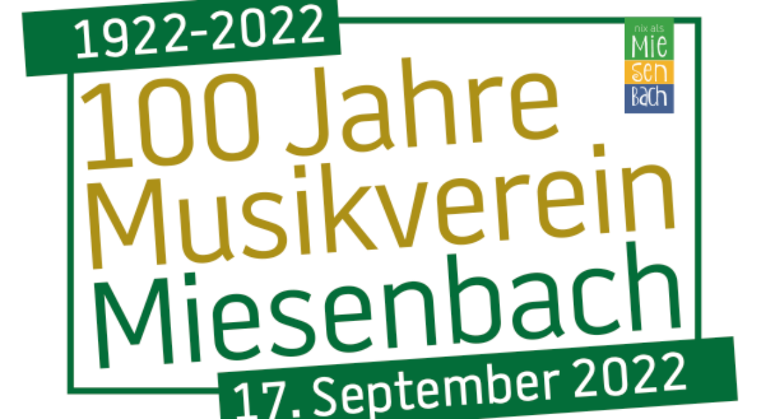 Logo 100 Jahre Musikverein Miesenbach