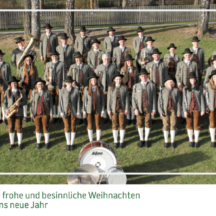 Der Musikverein Miesenbach wünscht frohe Weihnachten