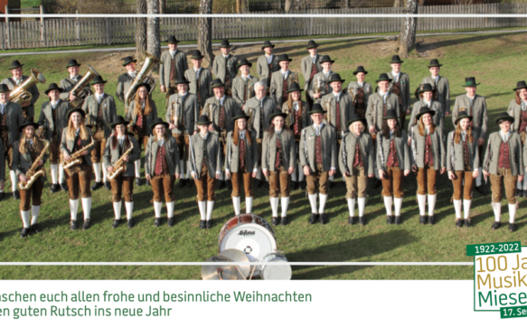 Der Musikverein Miesenbach wünscht frohe Weihnachten