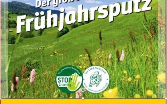 Steirischer Frühjahrsputz in unserer Gemeinde am 30. April 2022