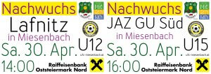 Heimspiel U12 und U15