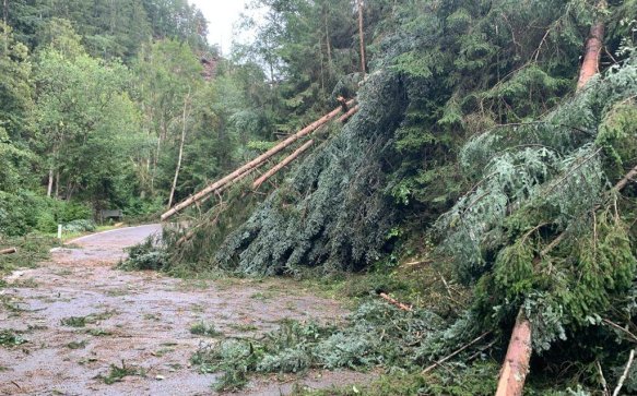 Sperre der L 405 zwischen Miesenbach-Birkfeld – Sanierung Hinterleitenweg