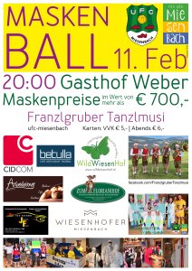 Maskenball des UFC Miesenbach