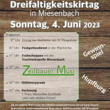 Dreifaltigkeitskirtag Miesenbach am Sonntag, 4. Juni 2023