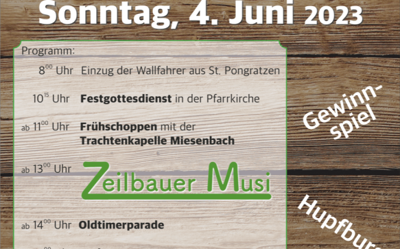 Dreifaltigkeitskirtag Miesenbach am Sonntag, 4. Juni 2023