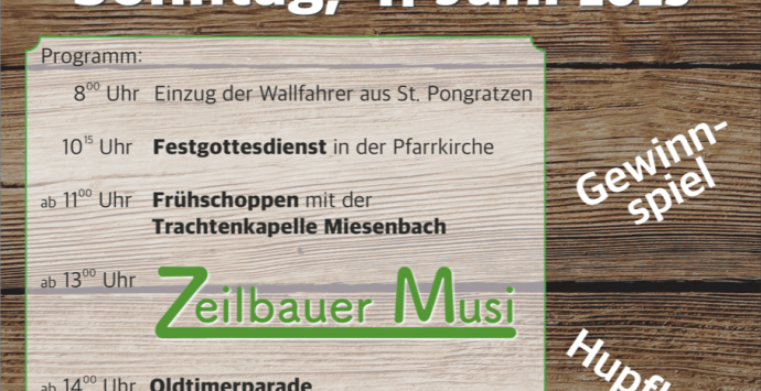 Dreifaltigkeitskirtag Miesenbach am Sonntag, 4. Juni 2023