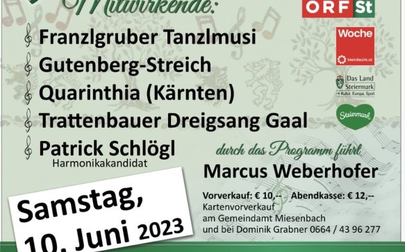 ORF Sänger- und Musikantentreffen am Sa, 10. Juni 2023