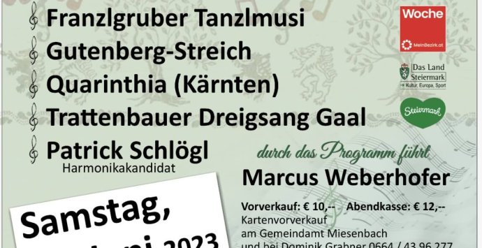 ORF Sänger- und Musikantentreffen am Sa, 10. Juni 2023