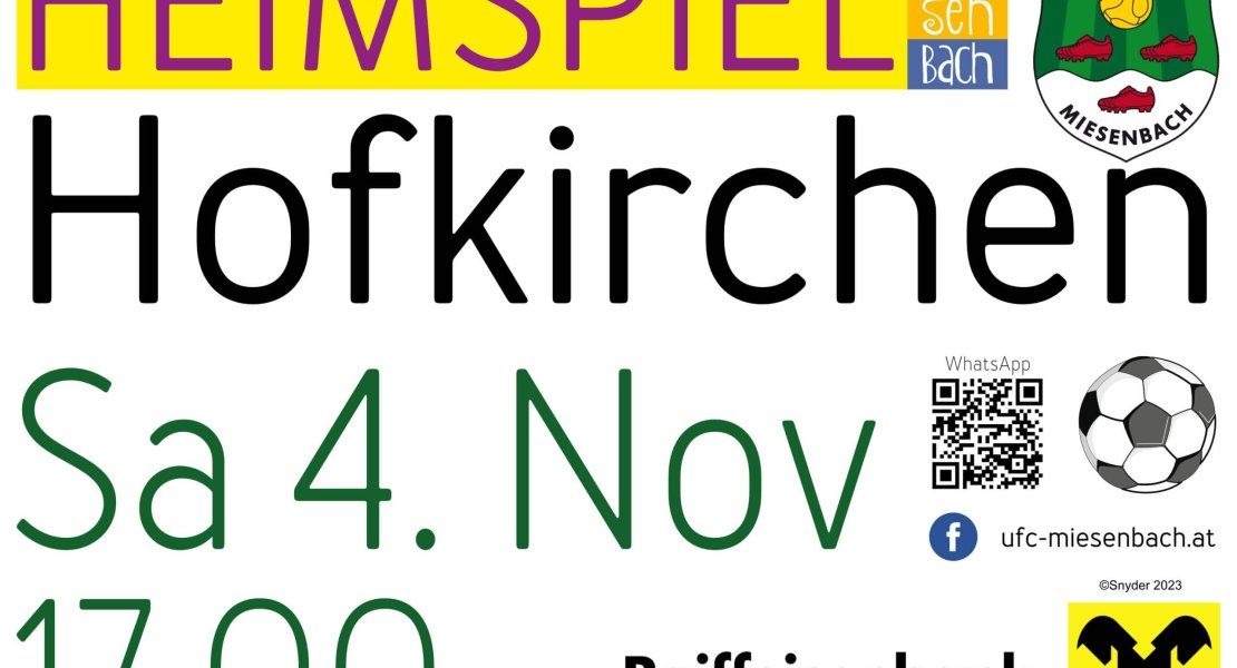 Miesenbach gegen Hofkirchen