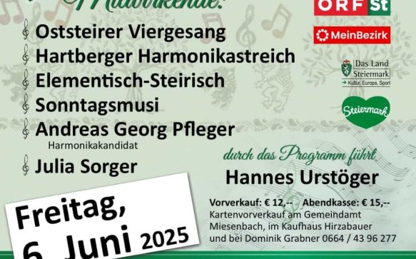 ORF Sänger- und Musikantentreffen am 6. Juni 2025