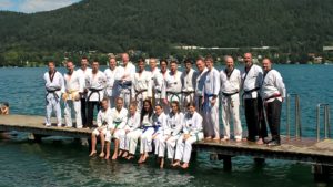 Tae Kwon Do Miesenbach Trainingslagergruppe Wörthersee